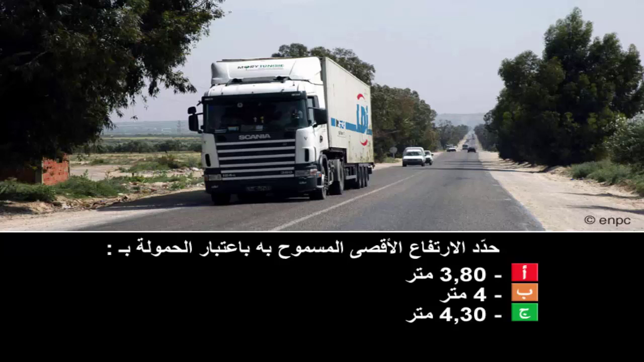قواعد الجولان رخصة سياقة صنف ج ه